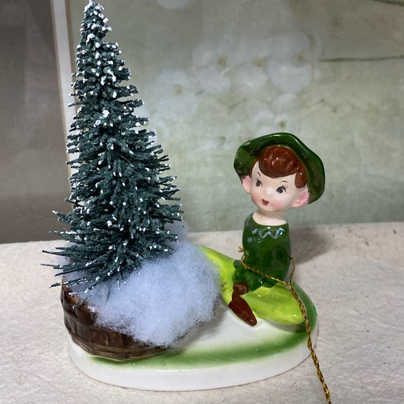 Enesco Other - 1950's Enesco Helpful Kitchen Pixie Candle/Ring Holder